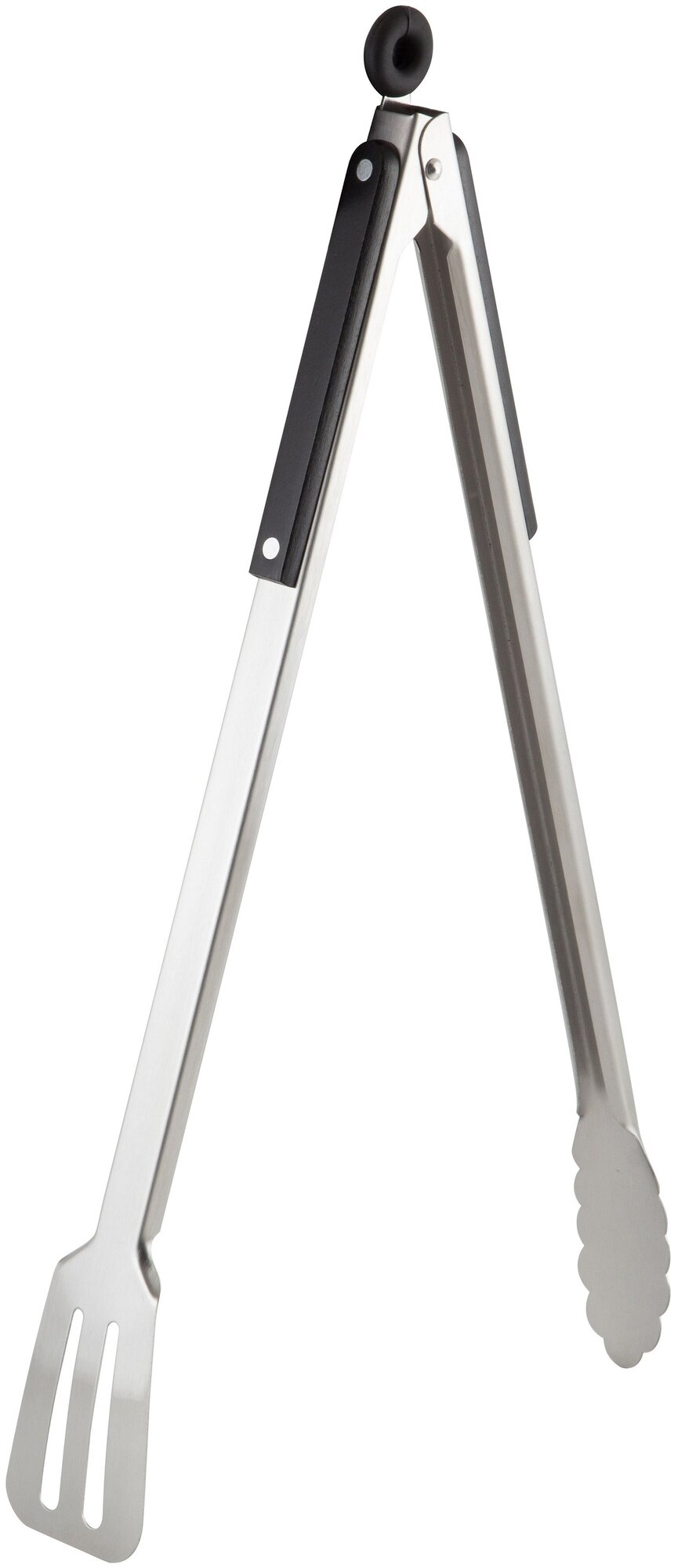 Щипцы-лопатка Ecos, нержавеющая сталь, деревянная ручка, 40 см