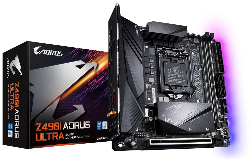 Материнская плата GIGABYTE Z490I AORUS ULTRA