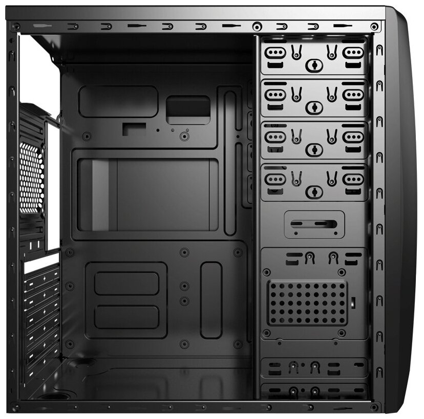 Корпус ATX AEROCOOL , Midi-Tower, без БП, черный - фото №4