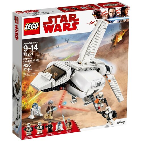 Конструктор LEGO Star Wars 75221 Имперский посадочный шаттл, 636 дет. lego star wars 75094 имперский шаттл тайдириум 937 дет