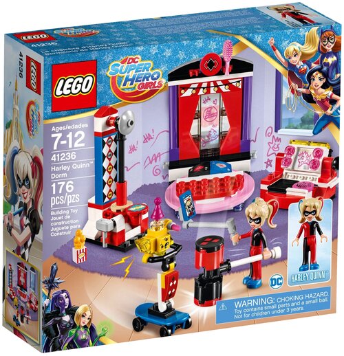 LEGO DC Super Hero Girls 41236 Дортуар Харли Квинн, 176 дет.