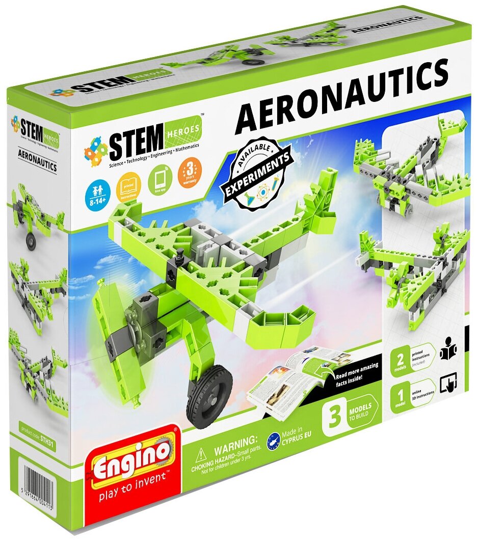 Конструктор ENGINO STEM Heroes STH31 Аэронавтика