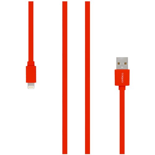 Кабель Rombica Digital USB - Lightning MFI (MR-01), 1 м, red кабель rombica digital mr 01 интерфейс lightning to usb длина 1 м цвет красный