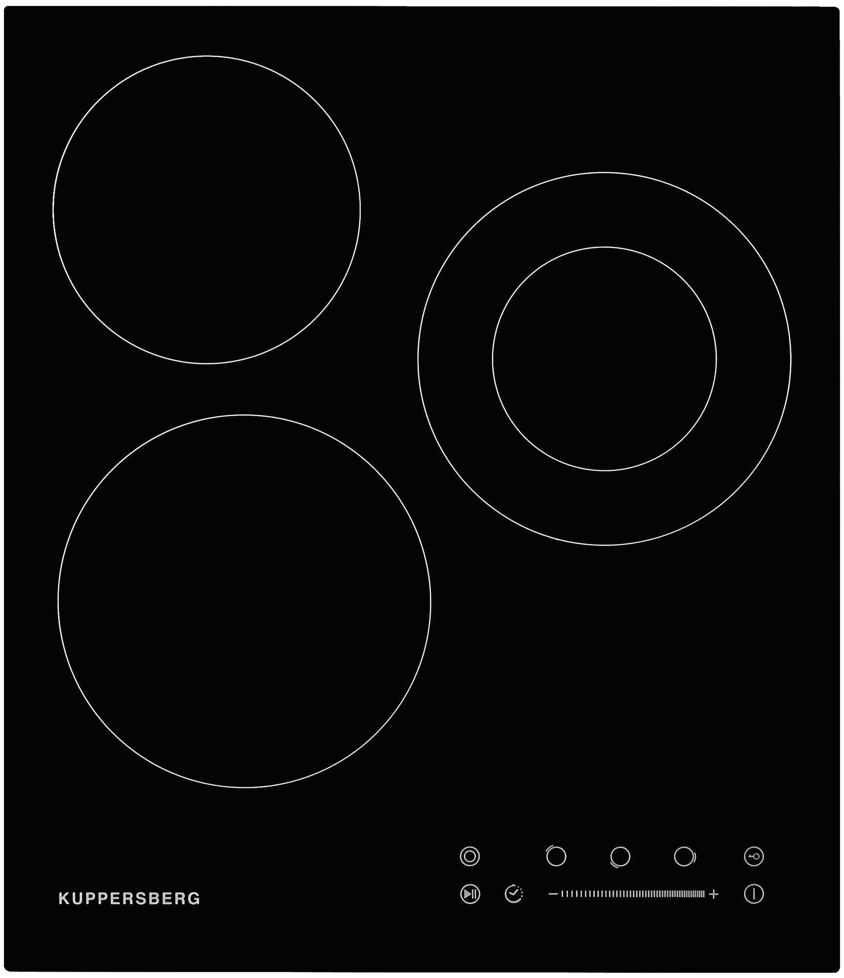 Электрическая варочная панель Kuppersberg ECS 402, черный