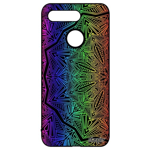 фото Чехол на мобильный honor v20 / view 20, "мандала" цветок мегалит utaupia