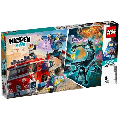 Конструктор LEGO Hidden Side 70436 Фантомная пожарная машина 3000, 760 дет. конструктор lego hidden side 70430 метро ньюбери