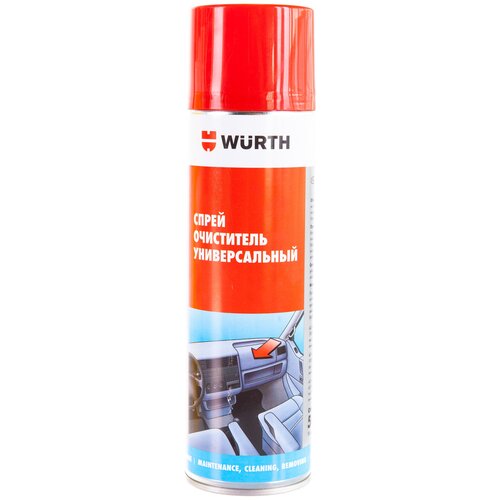 WURTH 08930332, 0.5 л, 0.54 кг, красный