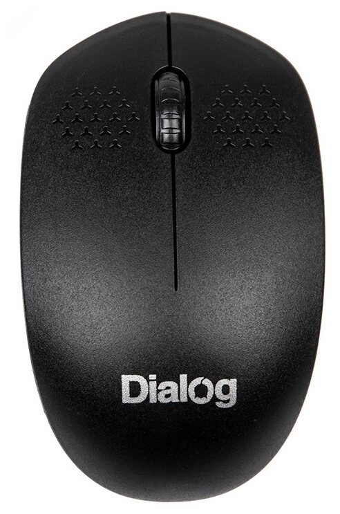 Мышь MROC-13U Dialog Comfort RF 2.4G Optical - 3 кнопки + ролик прокрутки, USB, черная