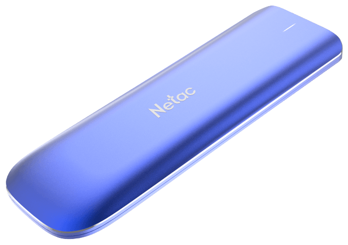 1 ТБ Внешний SSD диск Netac External SSD ZX (NT01ZX-001T-32BL), синий