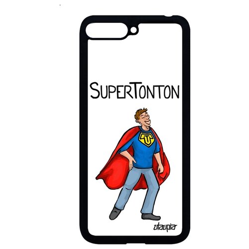 фото Чехол для мобильного y6 2018, "супердядя" смешной юмор utaupia