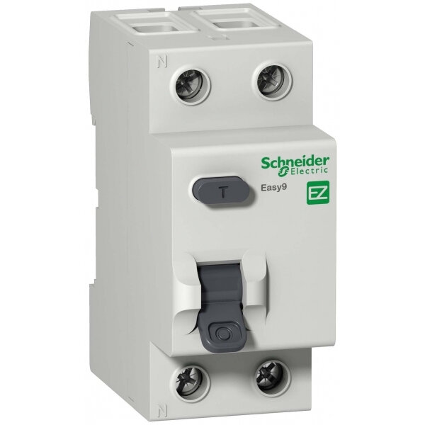 Выключатель дифференциального тока (УЗО) 2п 25А 30мА тип AC EASY9 SchE, SCHNEIDER ELECTRIC EZ9R34225 (1 шт.)