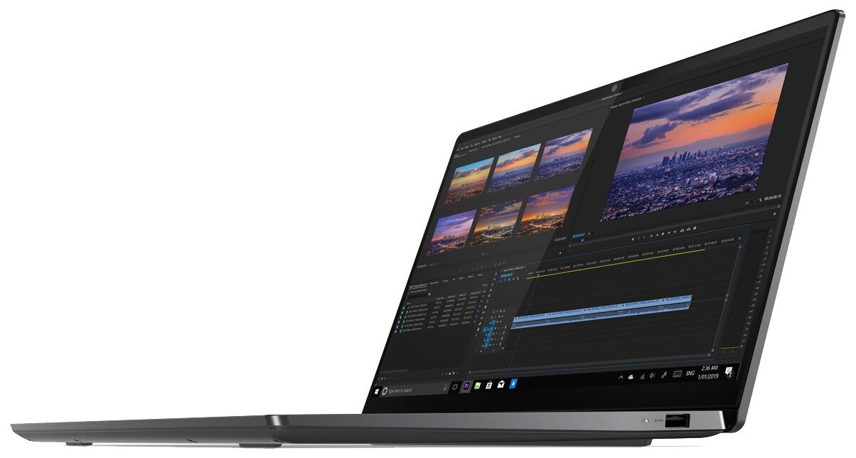 Ноутбук Lenovo Yoga S740-14IIL Intel Core i5 1035G4 1100MHz141920x10808GB256GB SSDDVD нетIntel Iris Plus GraphicsWi-FiBluetoothWindows 10 Home 81RS0072RU Grey