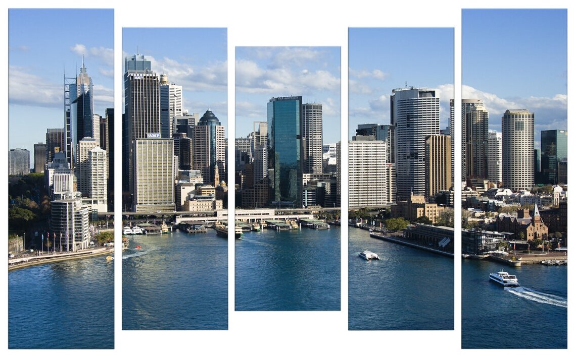 Картина модульная Картиномания "Австралийский Сидней" размер 140х90 см