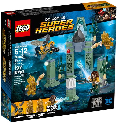 Конструктор LEGO DC Super Heroes 76085 Битва за Атлантиду, 197 дет.