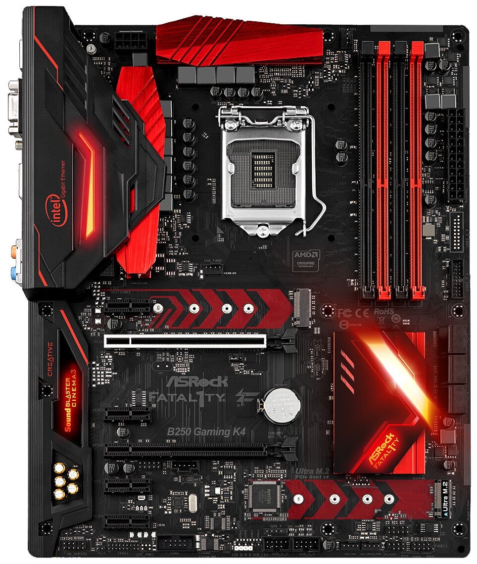 Материнская плата ASRock Fatal1ty B250 Gaming K4