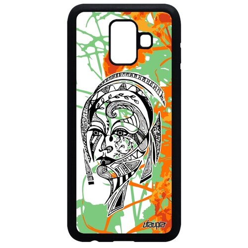 фото Чехол на смартфон galaxy a6 2018, "портрет женщины" fleur девушка utaupia