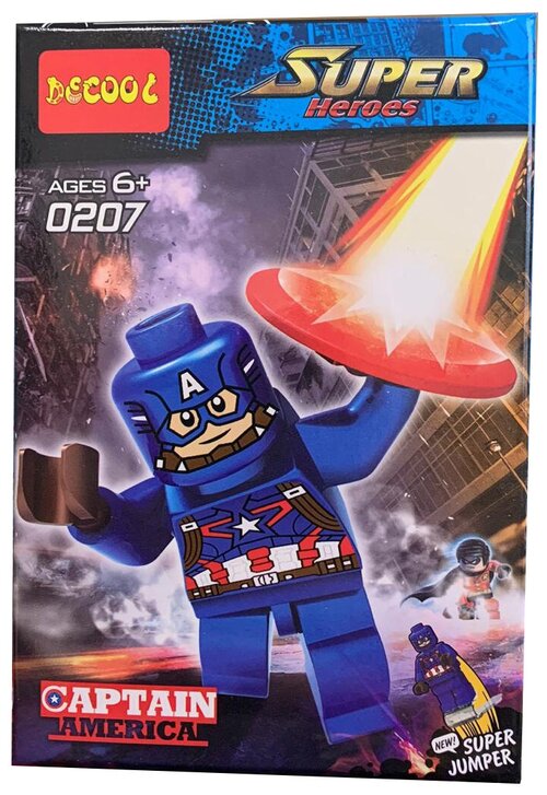 Конструктор Jisi bricks (Decool) Super Heroes 0207 Captain America