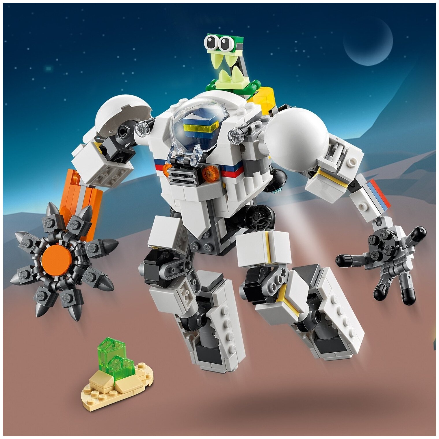 Конструктор LEGO Creator 31115 "Космический робот для горных работ", 327 деталей - фото №4