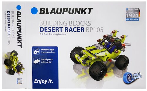 Конструктор Blaupunkt Building Block BP105 Desert Racer Pull Back, 159 дет.