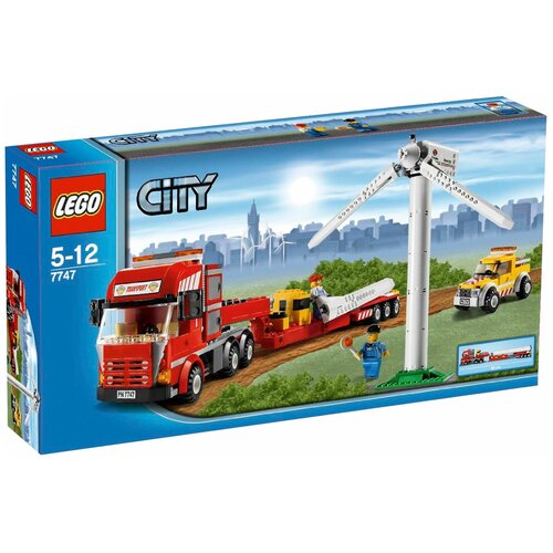 LEGO City 7747 Транспортировка ветряной турбины, 444 дет. транспортер airpump 57 см 3809010