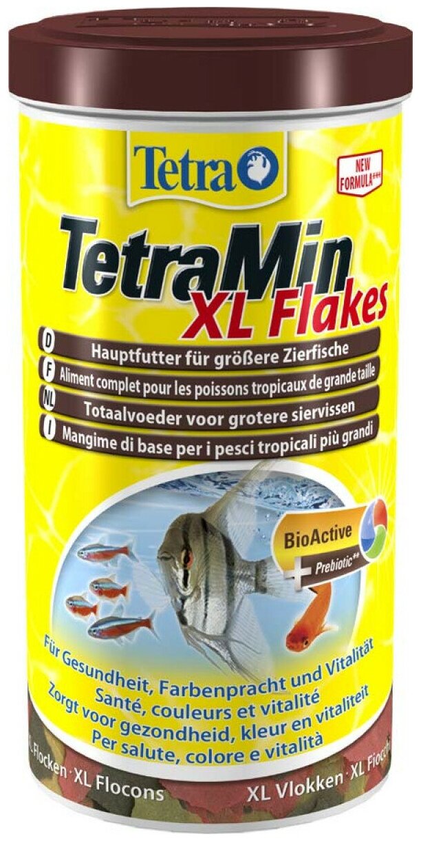 Сухой корм для рыб Tetra TetraMin XL Flakes 1000 мл