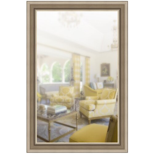 фото Зеркало в широкой раме 79 x 119 см, модель p080031 аурита