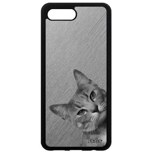 фото Чехол на мобильный honor 10, "котик" маленький тигристый utaupia