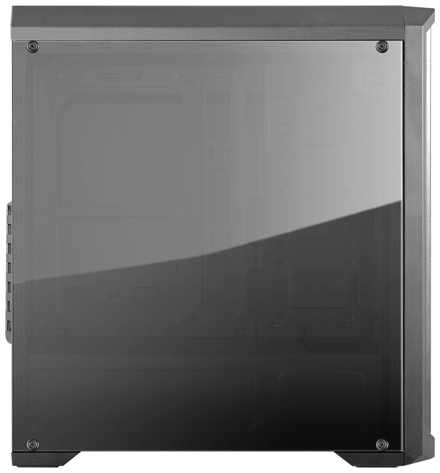 Корпус ATX Cougar 385NC10.0006 черный, без БП, окно из закалённого стекла - фото №3