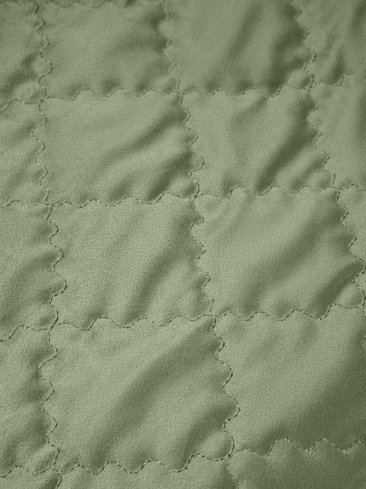 ESTIA Покрывало Вилен цвет: светло-зеленый (240х260 см) - фотография № 6