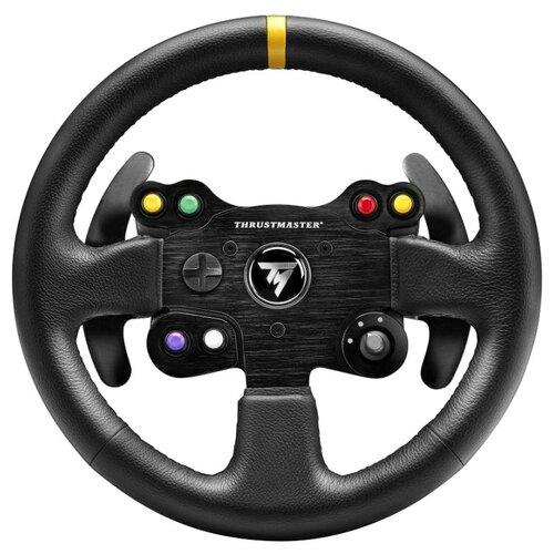 лепестки для игрового руля thrustmaster t300 для симрейсинга кокпита Руль Thrustmaster TM Leather 28 GT Wheel Add-On, черный