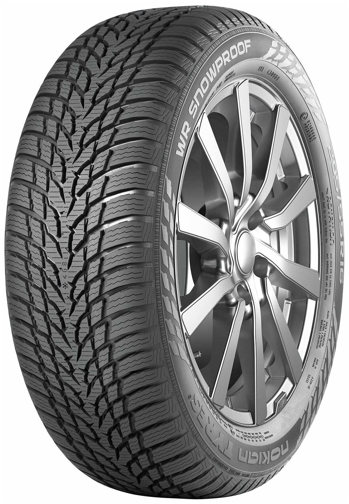 Зимние нешипованные шины Nokian Tyres WR Snowproof (155/70 R19 88Q)