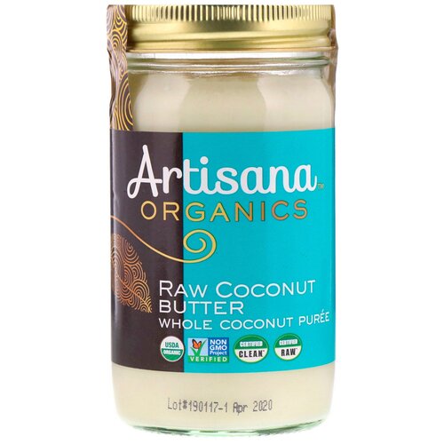 Artisana, органический продукт, необработанное кокосовое масло, 397 г (14 унций)