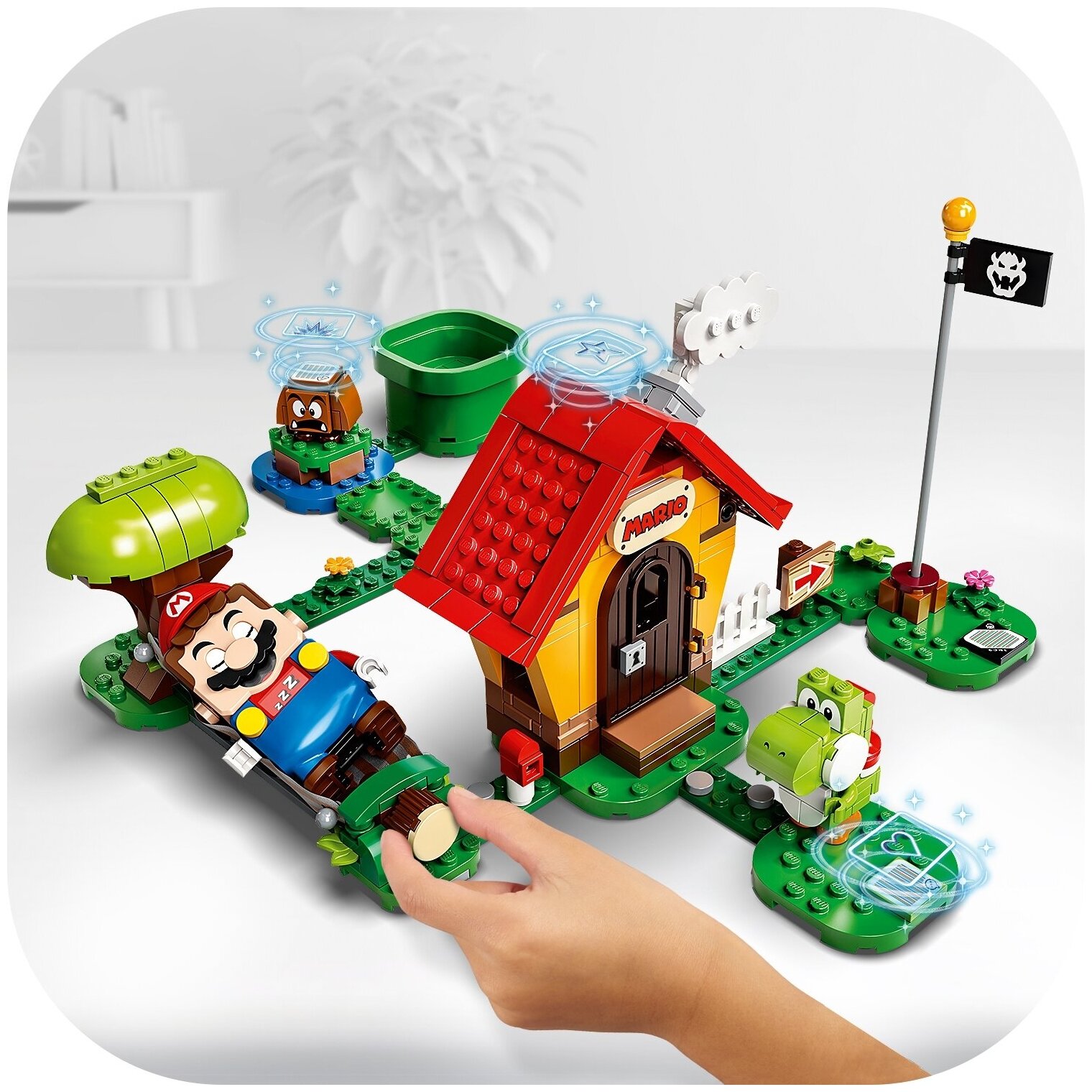 Конструктор LEGO Super Mario Дом Марио и Йоши - дополнительный набор, 205 деталей (71367) - фото №7