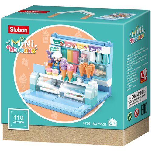 Конструктор SLUBAN Mini Изделие M38-B0792B Мороженое