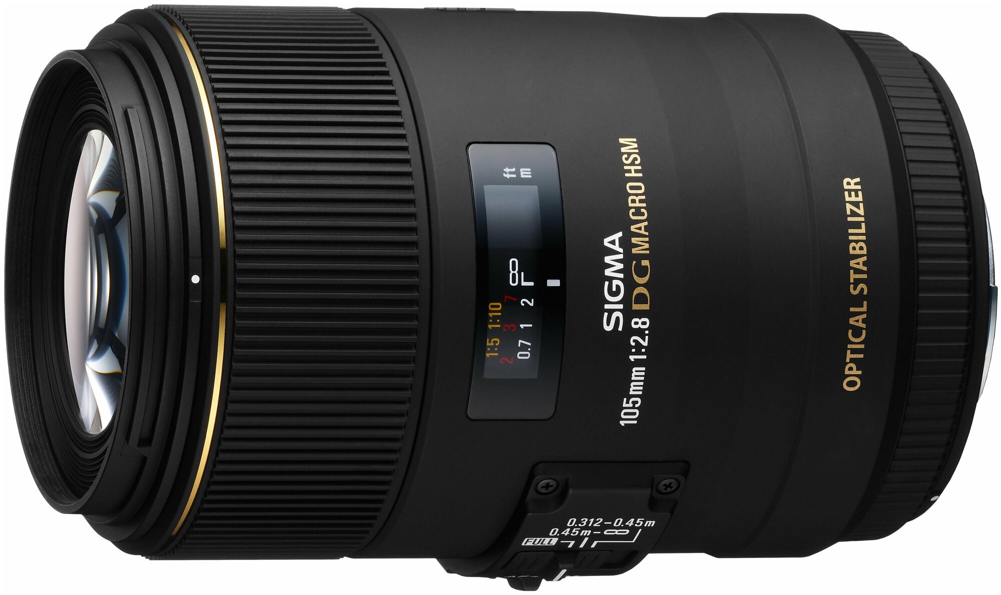 Объектив Sigma AF 105mm f/2.8 EX DG OS HSM Macro Canon EF, черный