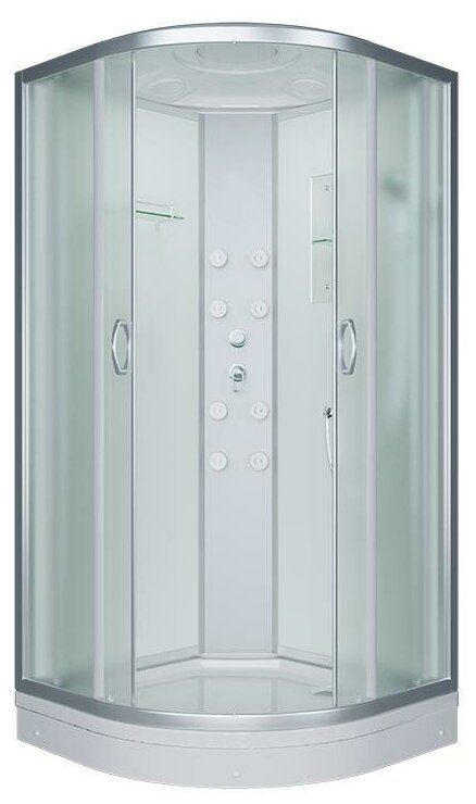 фото Душевая кабина ERLIT ER 3509PF RUS низкий поддон