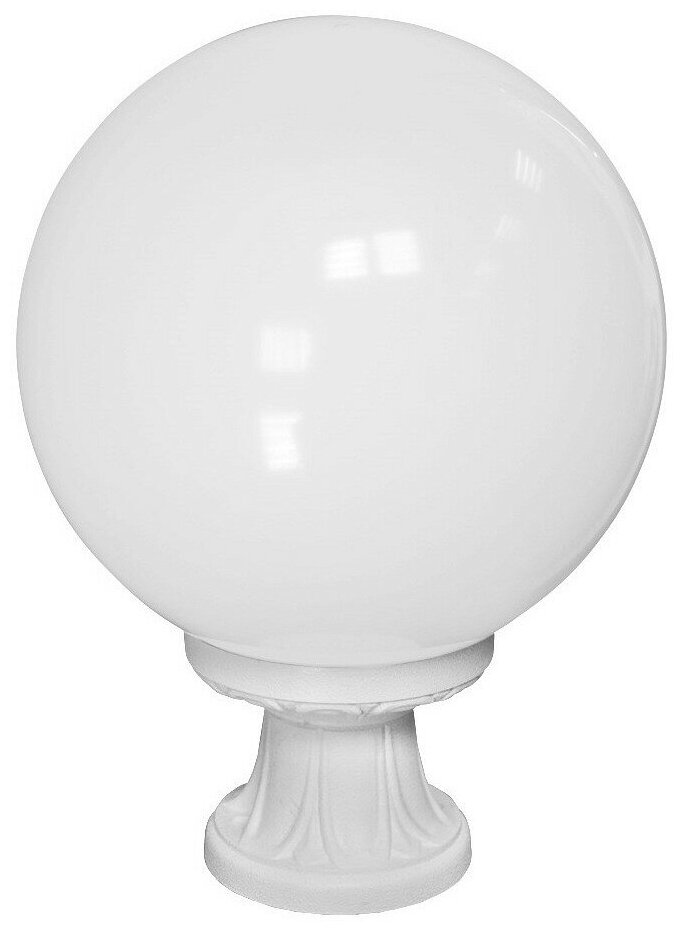 Ландшафтный фонарь Fumagalli Mikrolot/G300. G30.110.000.WYE27, Белый и Опал (молочный)