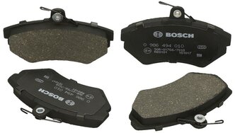 Дисковые тормозные колодки передние Bosch 0986494010 для SEAT, Volkswagen (4 шт.)