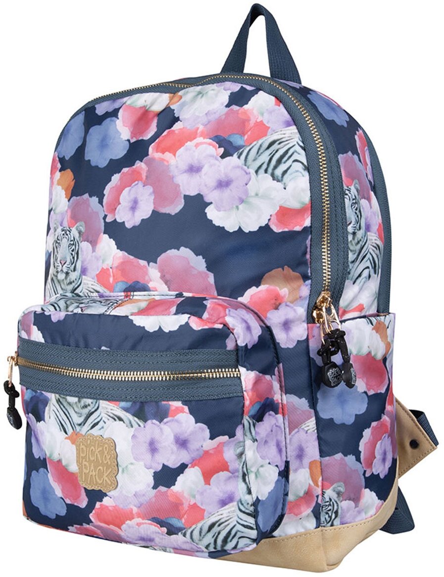 Рюкзак Pick & Pack PP20281 Tiger of Love Backpack M *07 Denim blue