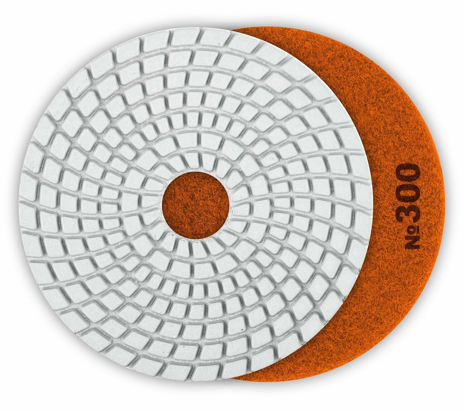 Алмазный гибкий шлифовальный круг для мокрого шлифования 125 мм Р300 Зубр 29867-300