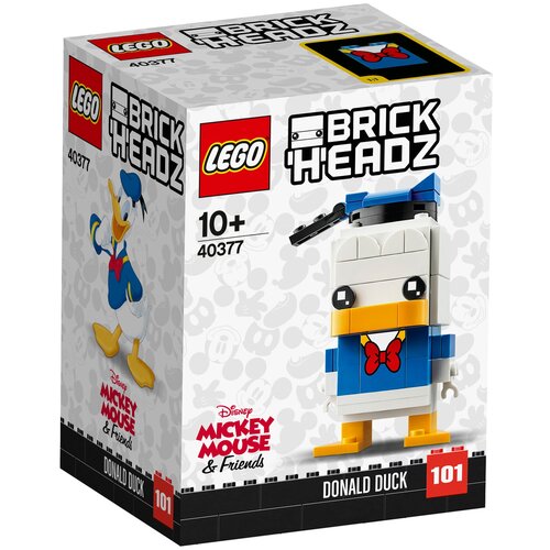 Конструктор LEGO BrickHeadz 40377 Дональд Дак, 90 дет.