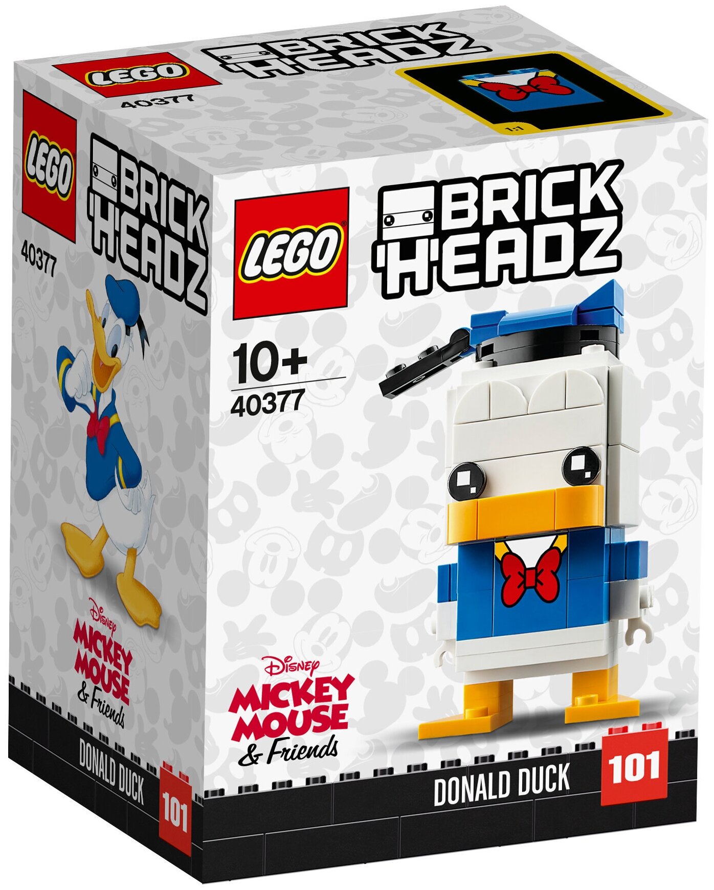 Конструктор LEGO BrickHeadz 40377 Дональд Дак