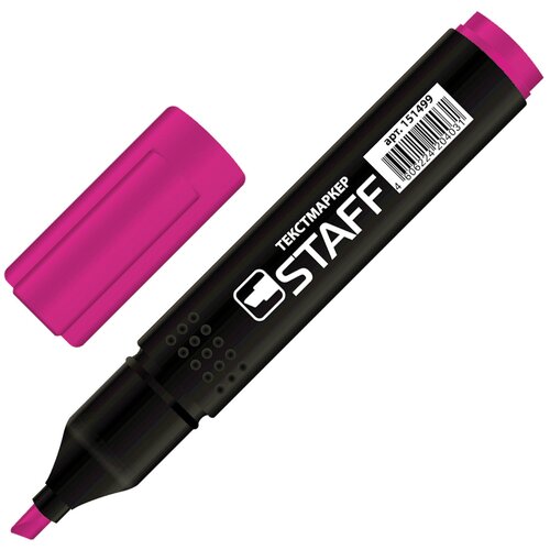 STAFF Текстмаркер Stick, розовый, 1 шт. текстмаркер розовый 12штук