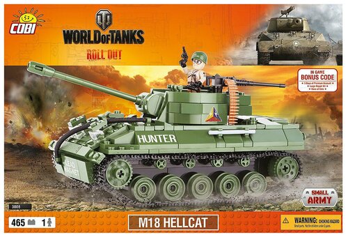 Конструктор Cobi World of Tanks 3006 M18 Hellcat (Адский кот)