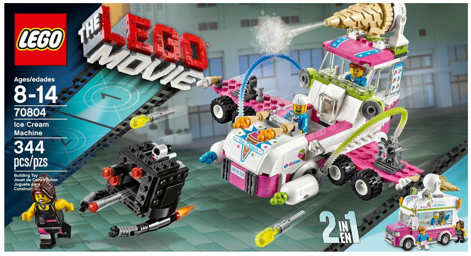 Конструктор LEGO The LEGO Movie 70804 Машина с мороженым, 344 дет.