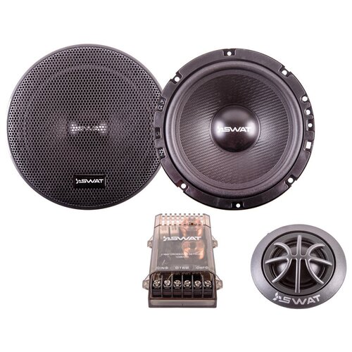 2-х полосная компонентная автомобильная акустика SWAT SP-M165 комплект 647200₽