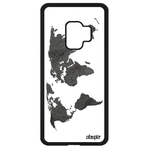 фото Чехол для смартфона galaxy s9, "карта мира" страна материк utaupia