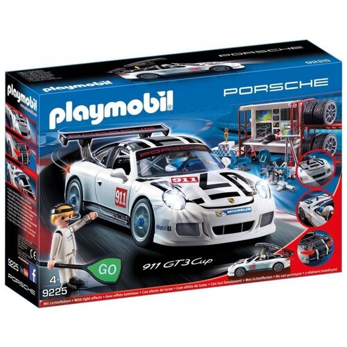 Гоночная машина Playmobil Porsche 911 GT3 Cup (9225), белый
