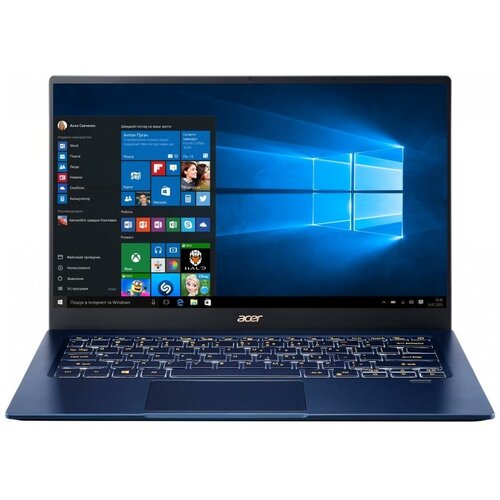 Ноутбук Acer Swift 5 SF514-54T-57DS Intel Core i5-1035G1 1000MHz141920x10808GB512GB SSDDVD нетIntel UHD GraphicsWi-FiBluetoothWindows 10 Home 6199900₽