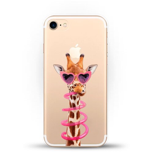 фото Силиконовый чехол жираф на apple iphone 8 andy & paul